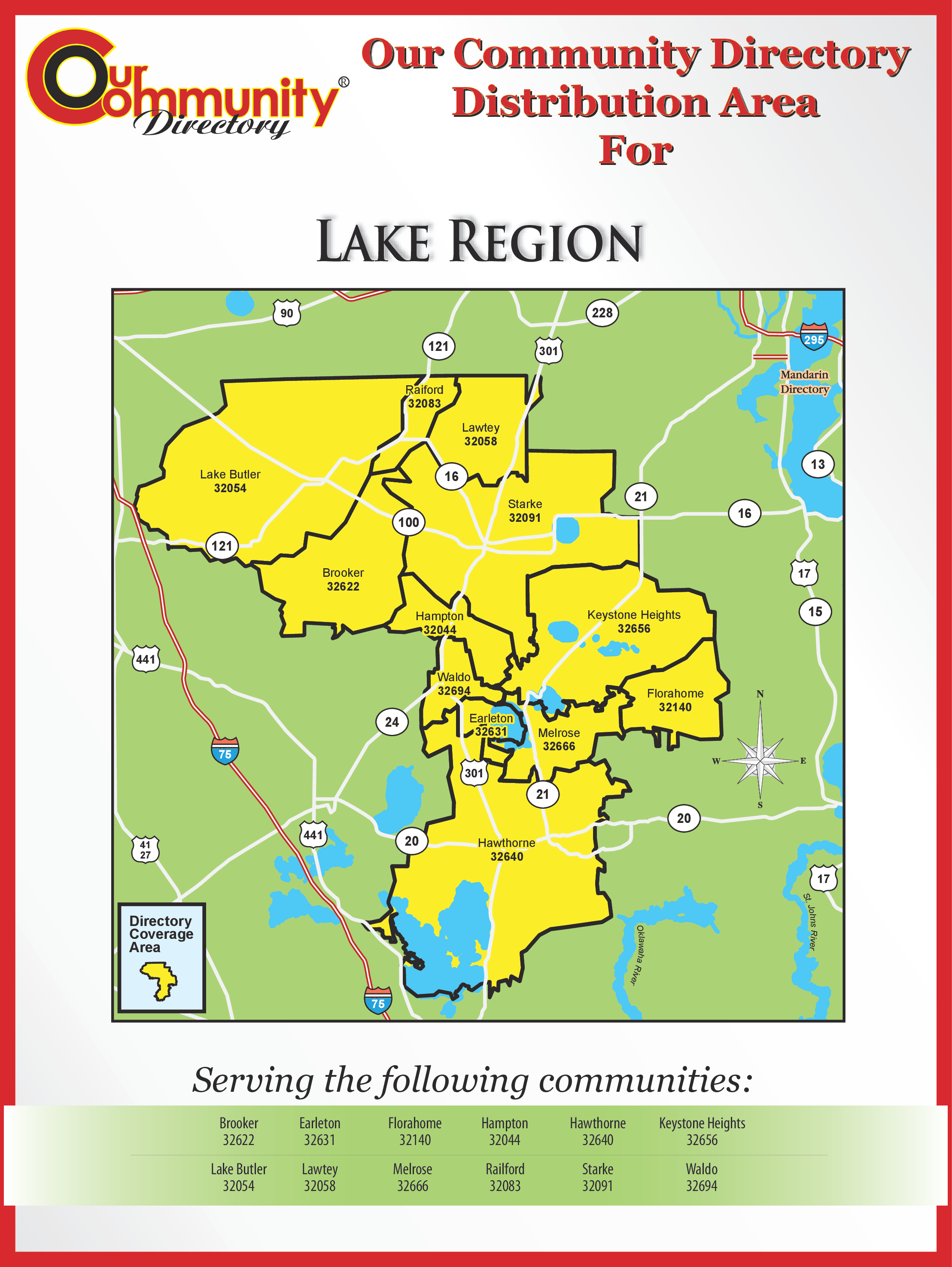 Lake Region, FL Coverage Map